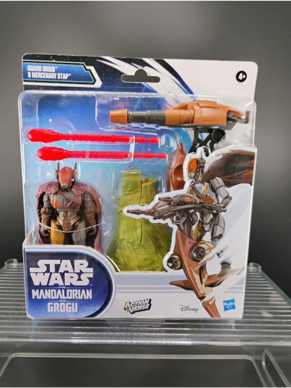 Star Wars Mandalorian Action Figure Guard Droid & Mercenary STAP